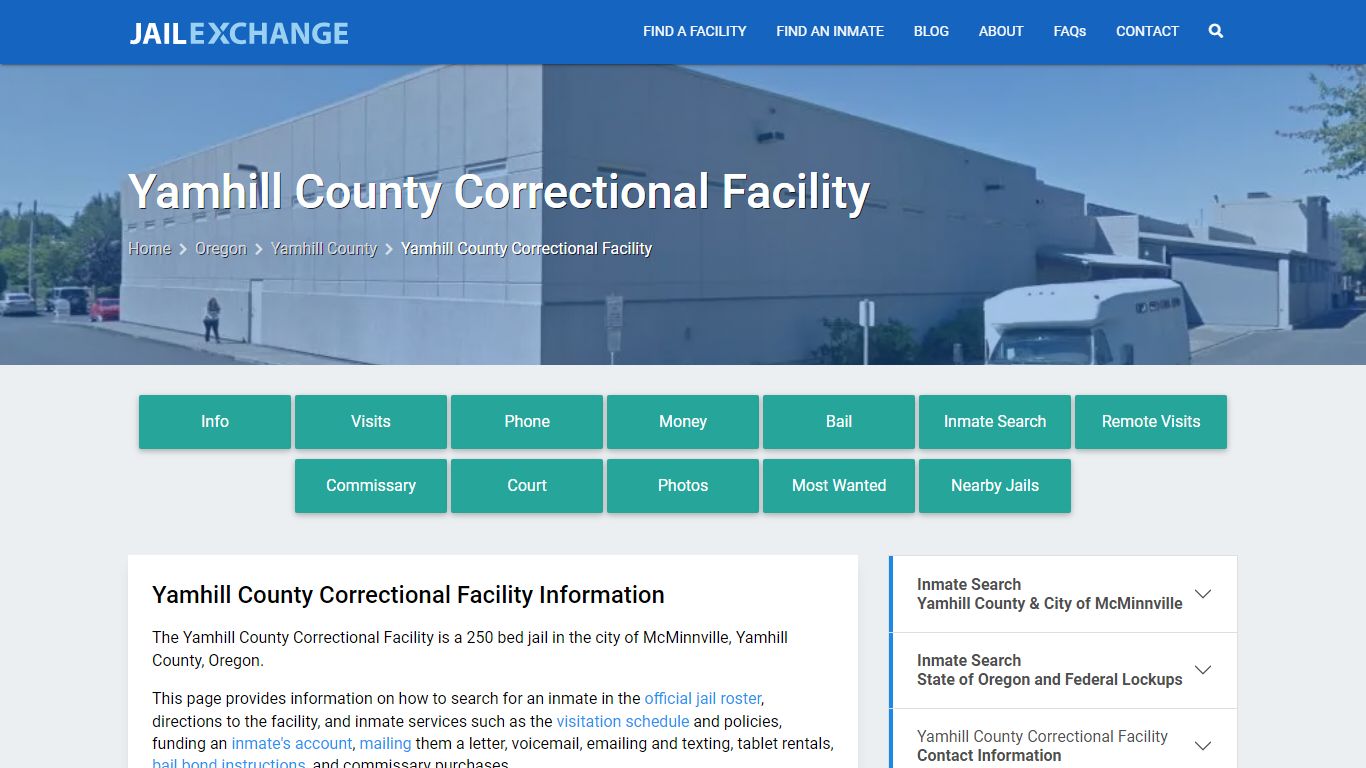 Yamhill County Correctional Facility - Jail Exchange